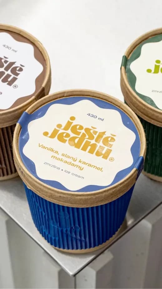 <p>New face &amp; gelateria for a craft ice cream </p><p>love brand <strong>Ještě Jednu</strong>. </p>