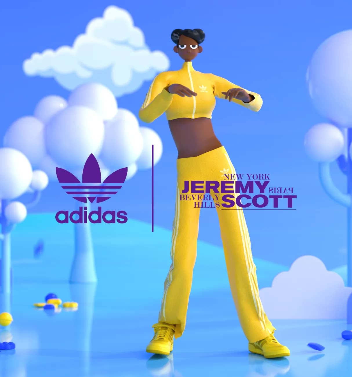 Presenting Adidas
Candy Crush collection
by Jeremy Scott