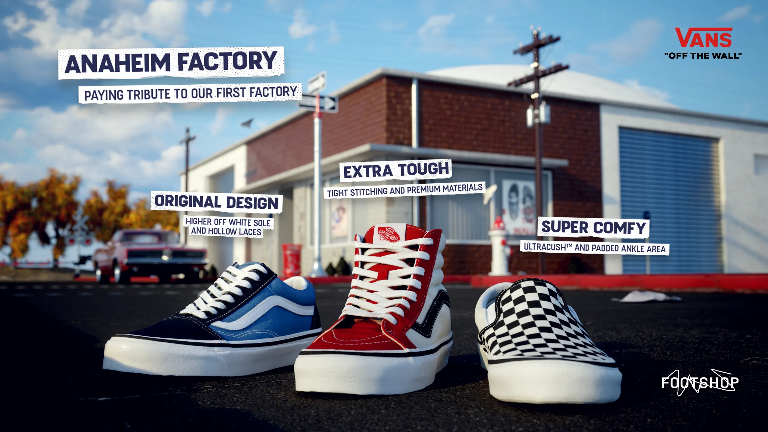Celebrating
the very first
Vans shoes