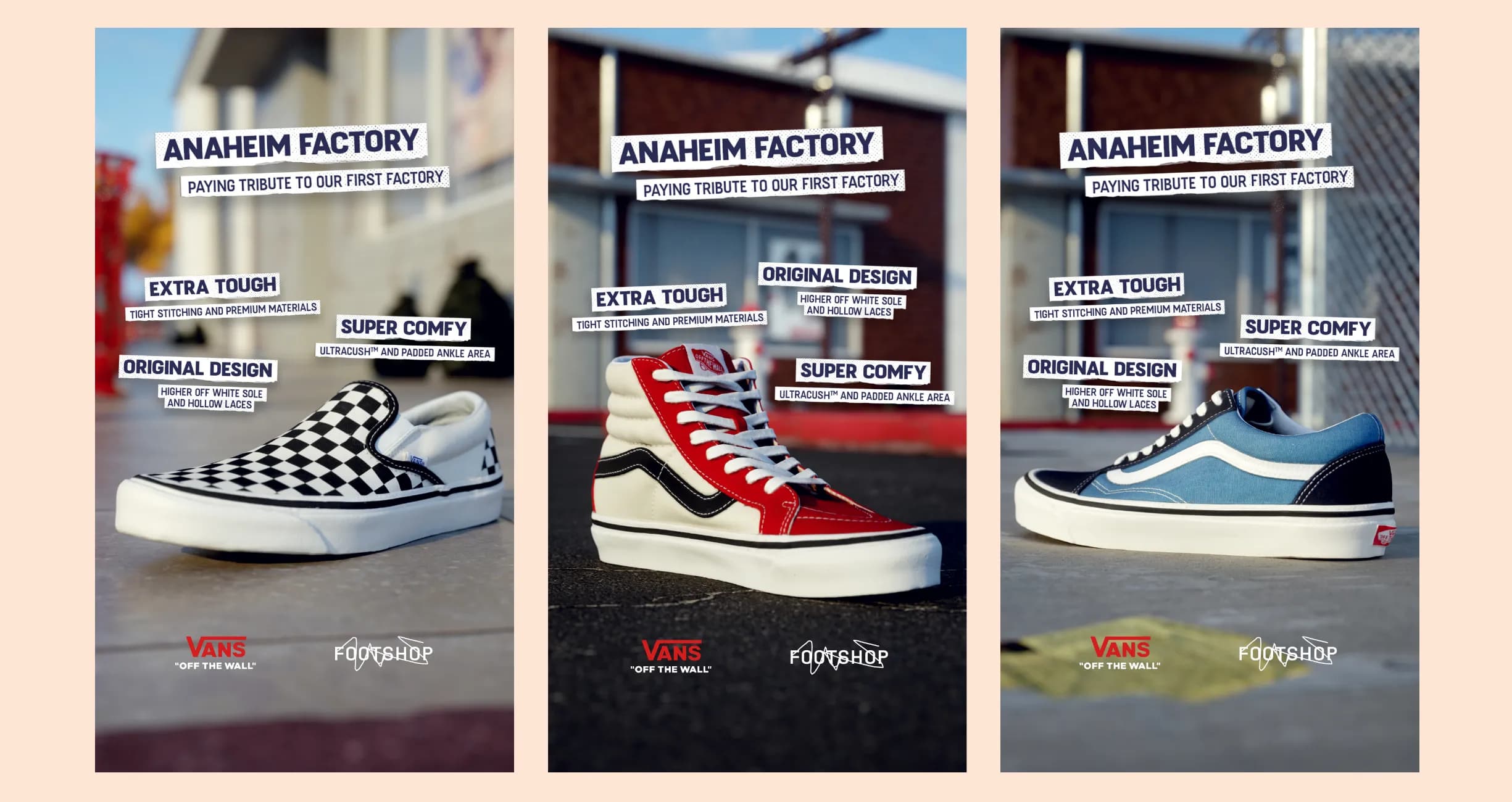 Celebrating
the very first
Vans shoes